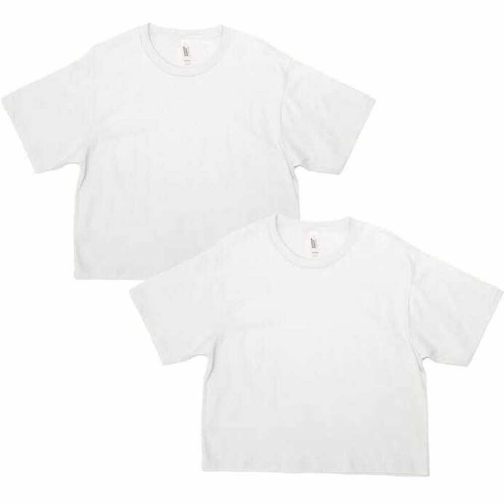 American Apparel White T-Shirt Set of 2 Small